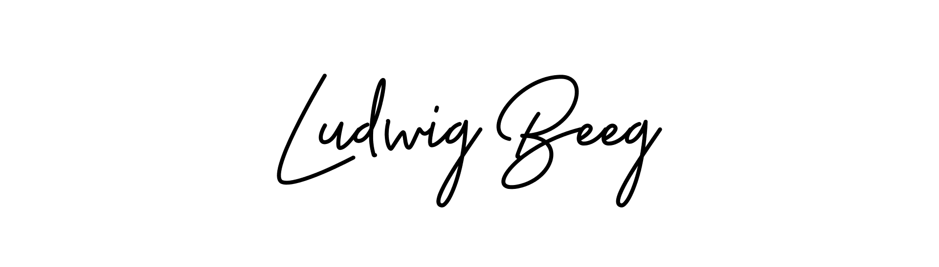 Ludwig Beeg Logo Schwarz